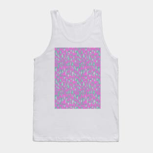 Animal skin leopard pink pop Tank Top